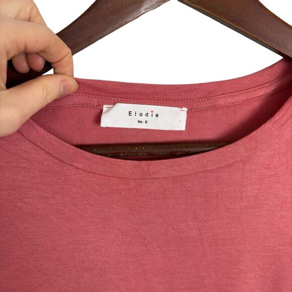 Elodie Pink Short Sleeve Bodysuit Women's Size Small - Picture 2 of 6